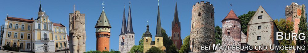 Burg bei Magdeburg und Umgebung